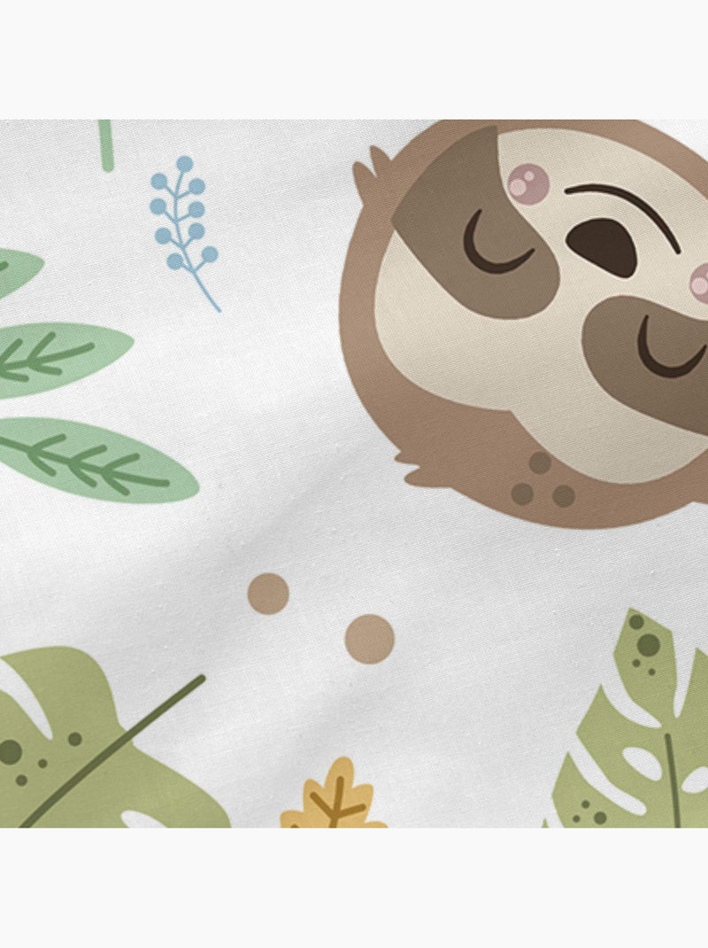 Drap-housse Happy sloth Berceau "Happyfriday" Blanc - Kiabi