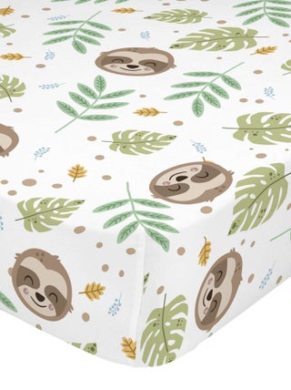 Drap-housse Happy sloth "Happyfriday"