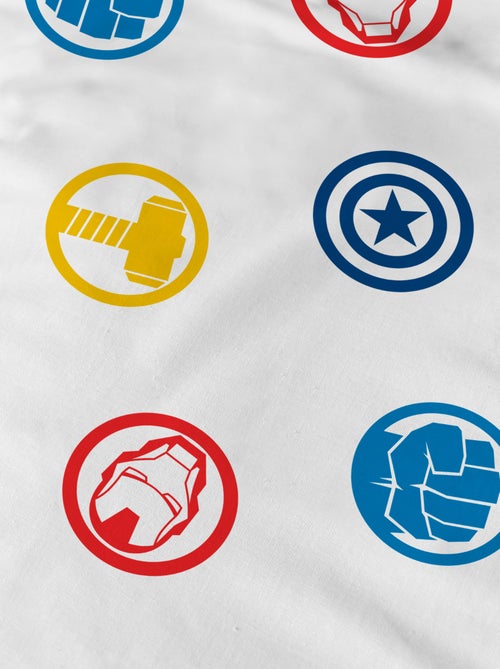 Drap-housse imprimé 100% coton, AVENGERS HOME TEAM - Kiabi