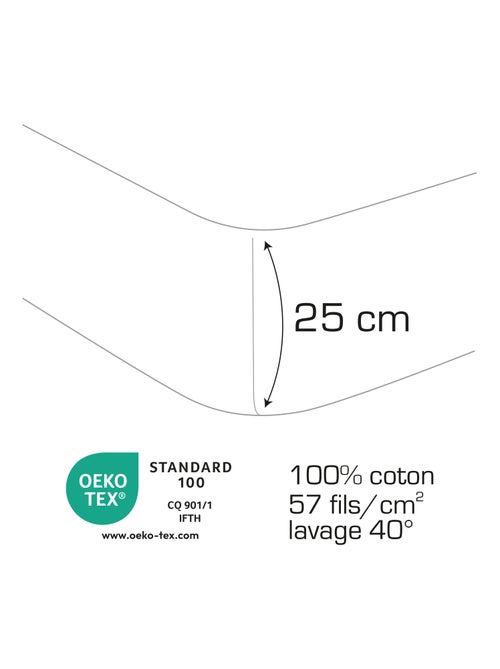 Drap-housse imprimé 100% coton, AVENGERS HOME TEAM - Kiabi