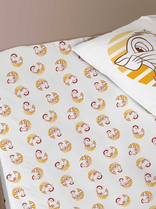 Drap-housse imprimé 100% coton, DISNEY HOME LE ROI LION PRINCE - Kiabi