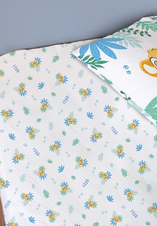 Drap-housse imprimé 100% coton, DISNEY HOME LE ROI LION SIMBA - Kiabi