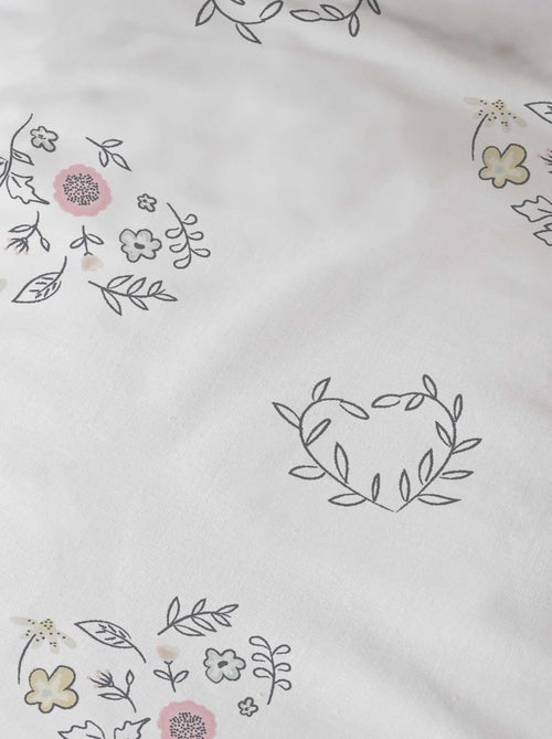 Drap-housse imprimé 100% coton, DISNEY HOME LES ARISTOCHATS CHAMPÊTRE - Kiabi