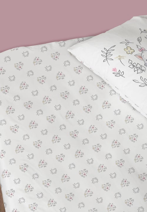 Drap-housse imprimé 100% coton, DISNEY HOME LES ARISTOCHATS CHAMPÊTRE - Kiabi
