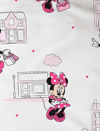 Drap-housse imprimé 100% coton, DISNEY HOME MINNIE SHOPPING