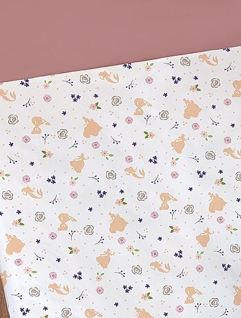 Drap housse imprimé 100% coton, DISNEY HOME PRINCESSE BAL