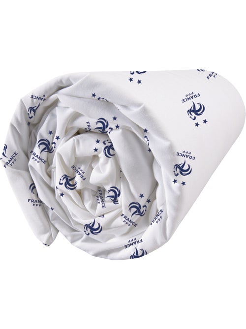 Drap-housse imprimé 100% coton, FFF RAYURES - Kiabi