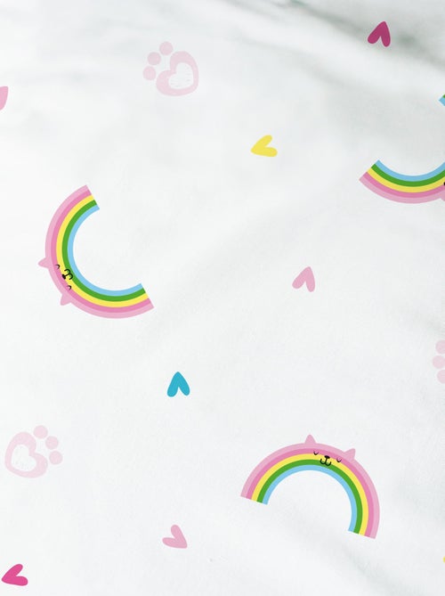 Drap-housse imprimé 100% coton, GABBY ET LA MAISON MAGIQUE GARDEN - Kiabi