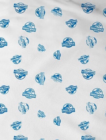 Drap-housse imprimé 100% coton, JURASSIC WORLD ENCOUNTER