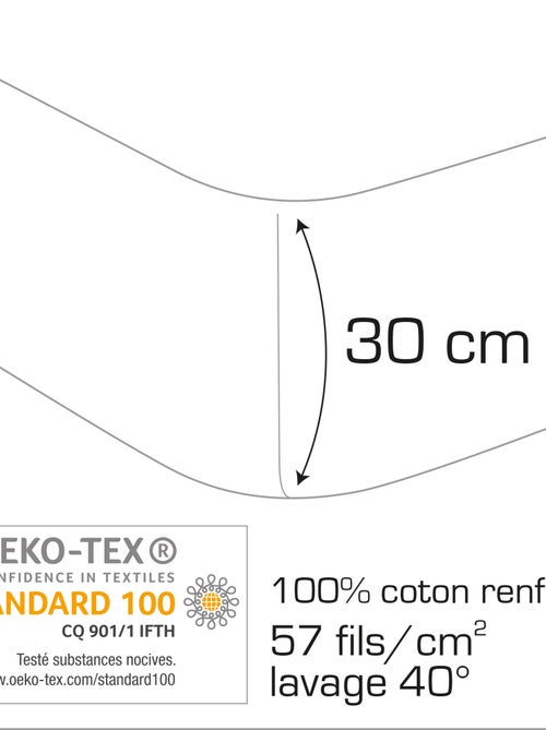 Drap-housse imprimé 100% coton, JURASSIC WORLD ENCOUNTER - Kiabi