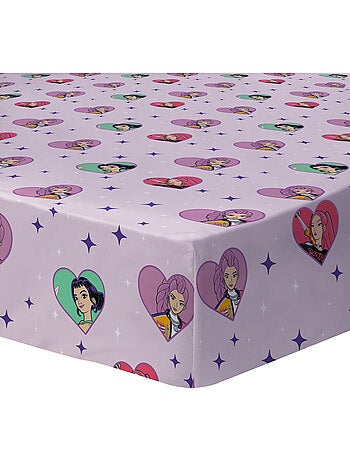 Drap housse imprimé 100% coton, kpop demon hunters heart