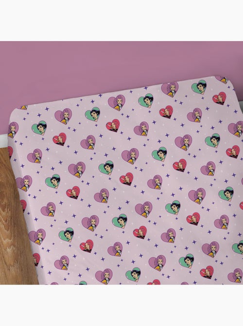 Drap housse imprimé 100% coton, kpop demon hunters heart - Kiabi