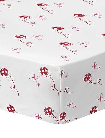 Drap-housse imprimé 100% coton, MIRACULOUS LADYBUG SHADOW