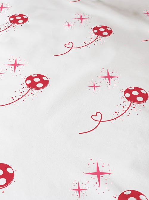 Drap-housse imprimé 100% coton, MIRACULOUS LADYBUG SHADOW - Kiabi