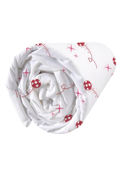 Drap-housse imprimé 100% coton, MIRACULOUS LADYBUG SHADOW - Kiabi