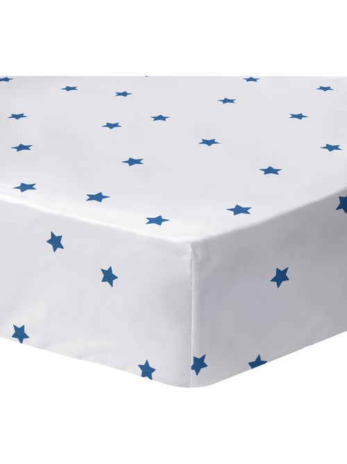 Drap-housse imprimé 100% coton, nuit etoilée - Kiabi Drap-housse imprimé 100% coton, nuit etoilée - Kiabi