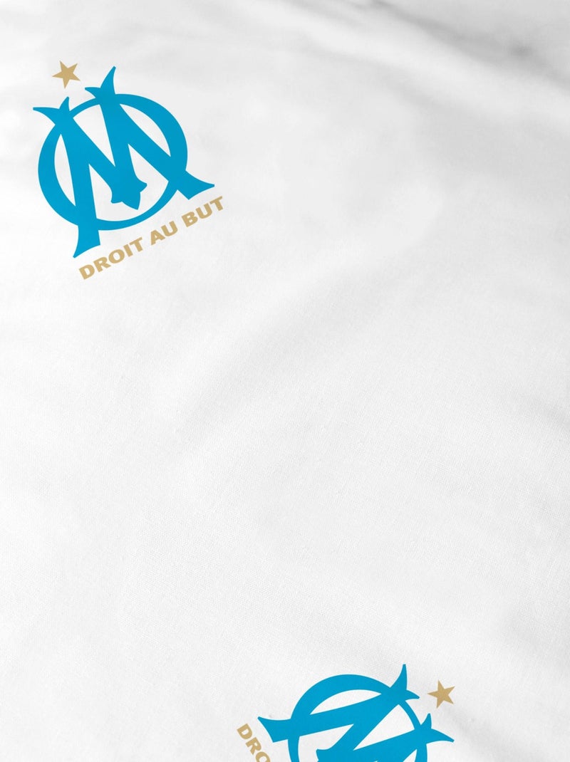 Drap-housse imprimé 100% coton, OM VOILURE Blanc - Kiabi