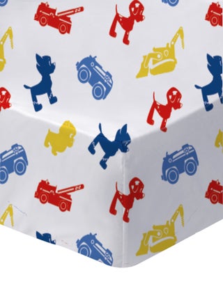 Drap housse imprimé 100% coton, PAT PATROUILLE PATBOY