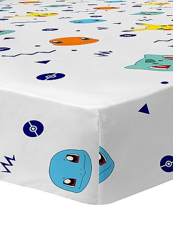 Drap-housse imprimé 100% coton, POKEMON ZIGGY