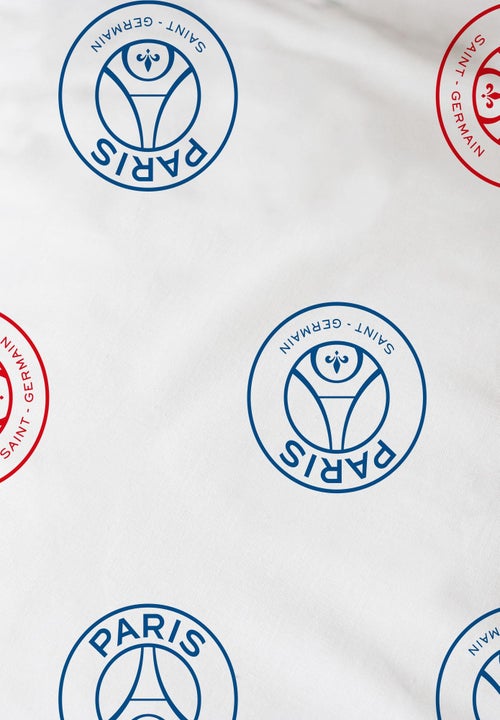 Drap-housse imprimé 100% coton, PSG CLASSIC - Kiabi