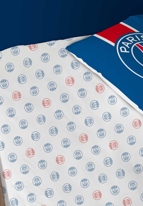 Drap-housse imprimé 100% coton, PSG CLASSIC - Kiabi