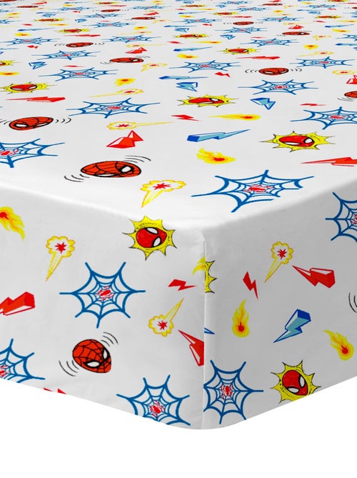 Drap-housse imprimé 100% coton, SPIDERMAN HOME AVENGER - Kiabi Drap-housse imprimé 100% coton, SPIDERMAN HOME AVENGER - Kiabi