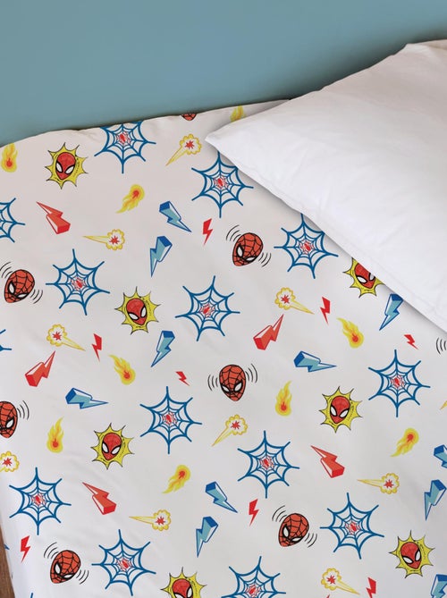 Drap-housse imprimé 100% coton, SPIDERMAN HOME AVENGER - Kiabi Drap-housse imprimé 100% coton, SPIDERMAN HOME AVENGER - Kiabi