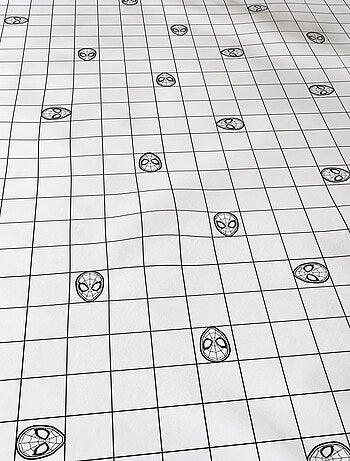 Drap-housse imprimé 100% coton, SPIDERMAN HOME HERO