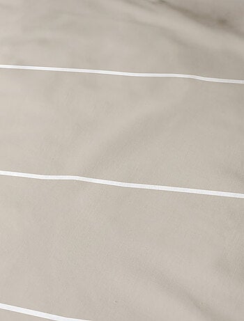 Drap housse imprimé 100% coton, STRIPES