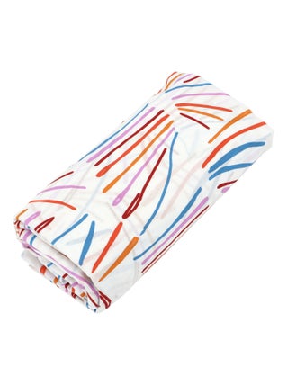 Drap housse imprimé coton PERROQUET Bonnet de 40 cm