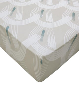 Drap housse imprimé en coton, Made in France, GABIN