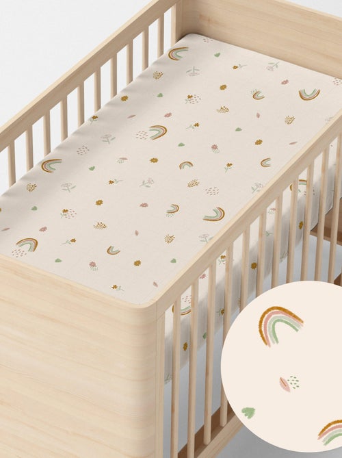 Drap-housse Iris Lit Bébé "Happyfriday" - Kiabi