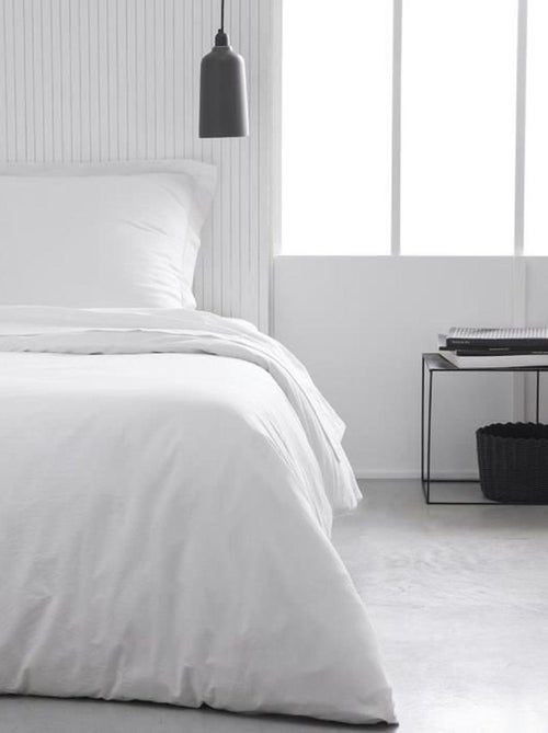 Drap housse jerey uni craie 90 x 190 x 25 cm - TODAY - Kiabi