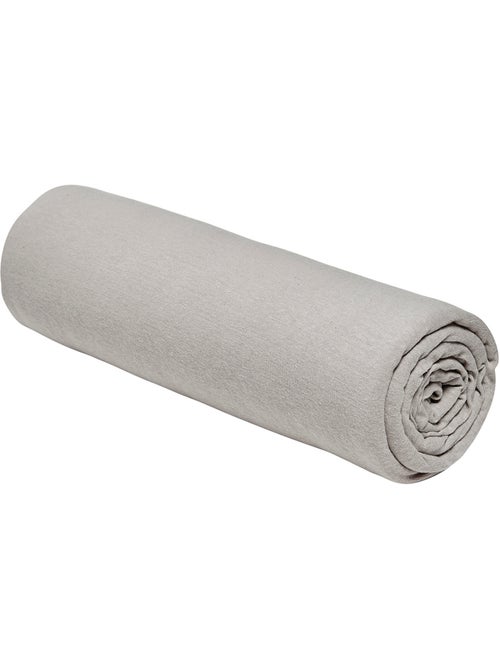 Drap housse Jersey 2 personnes uni ESSENTIAL - Kiabi