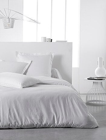 Drap housse Jersey 2 personnes uni ESSENTIAL