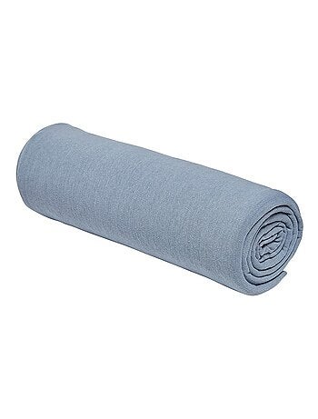 Drap housse Jersey 2 personnes uni ESSENTIAL