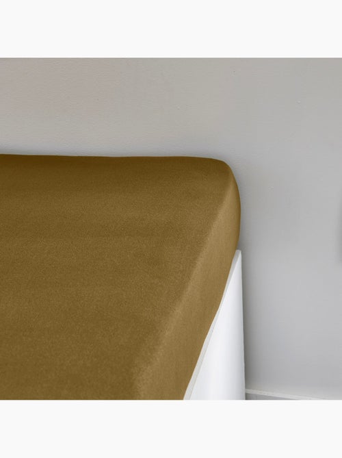 Drap housse Jersey 2 personnes uni ESSENTIAL - Kiabi