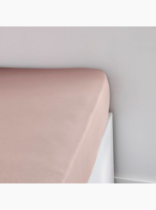 Drap housse Jersey 2 personnes uni ESSENTIAL - Kiabi