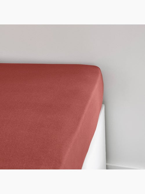 Drap housse Jersey 2 personnes uni ESSENTIAL - Kiabi