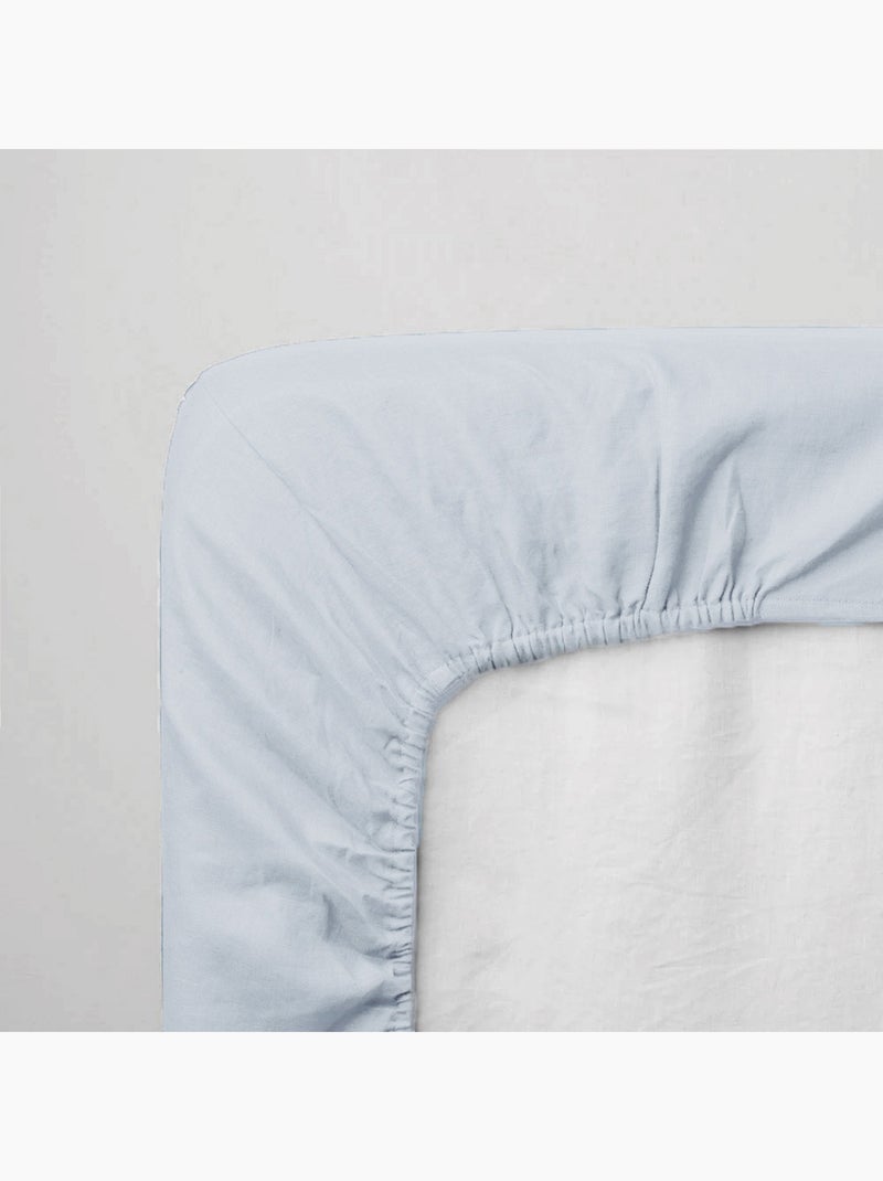 Drap-housse jersey bébé 100% coton Bleu - Kiabi
