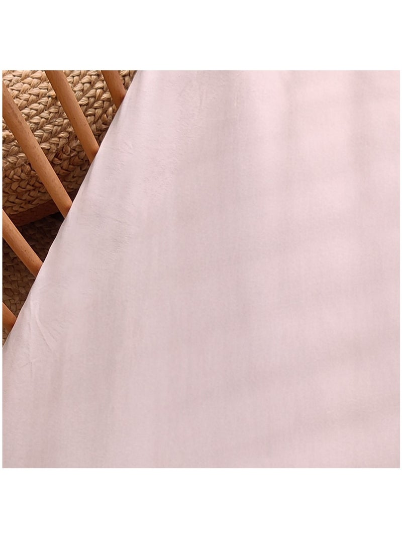 Drap housse Jersey coton 60x120cm Rose Rose - Kiabi