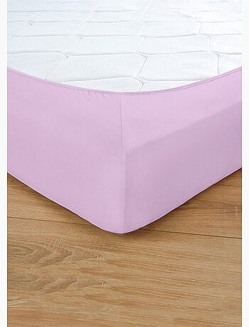 Drap housse jersey coton uni - lot de 2 - Afibel
