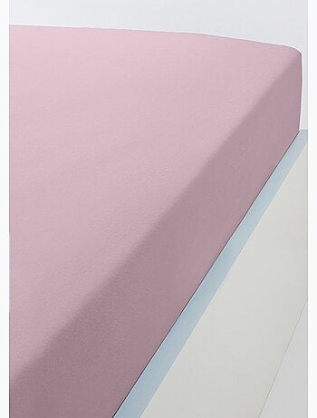 Drap housse jersey coton uni - lot de 2 - Afibel