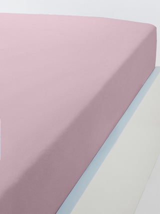 Drap housse jersey coton uni