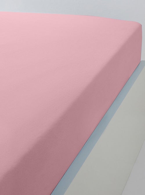 Drap housse jersey coton uni - Kiabi