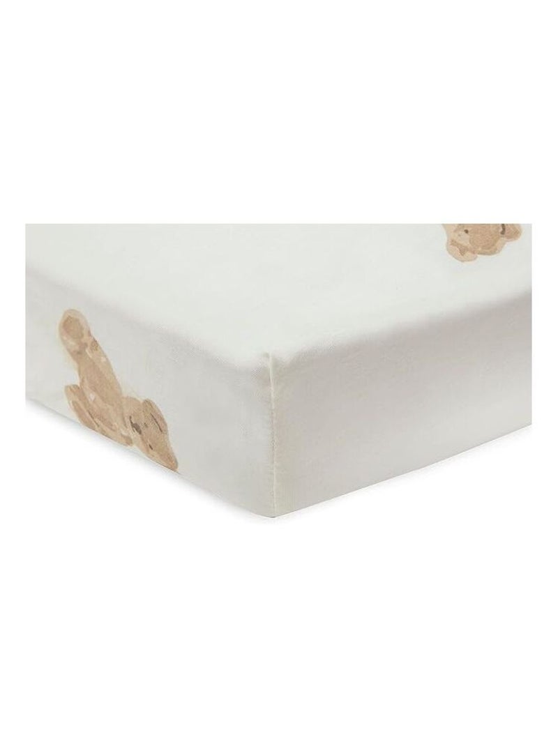 Drap housse Jersey en coton Beige - Kiabi