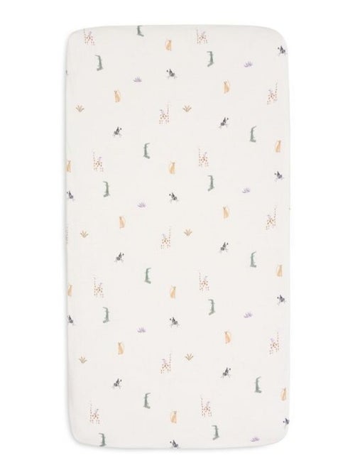Drap housse Jersey en coton - Kiabi