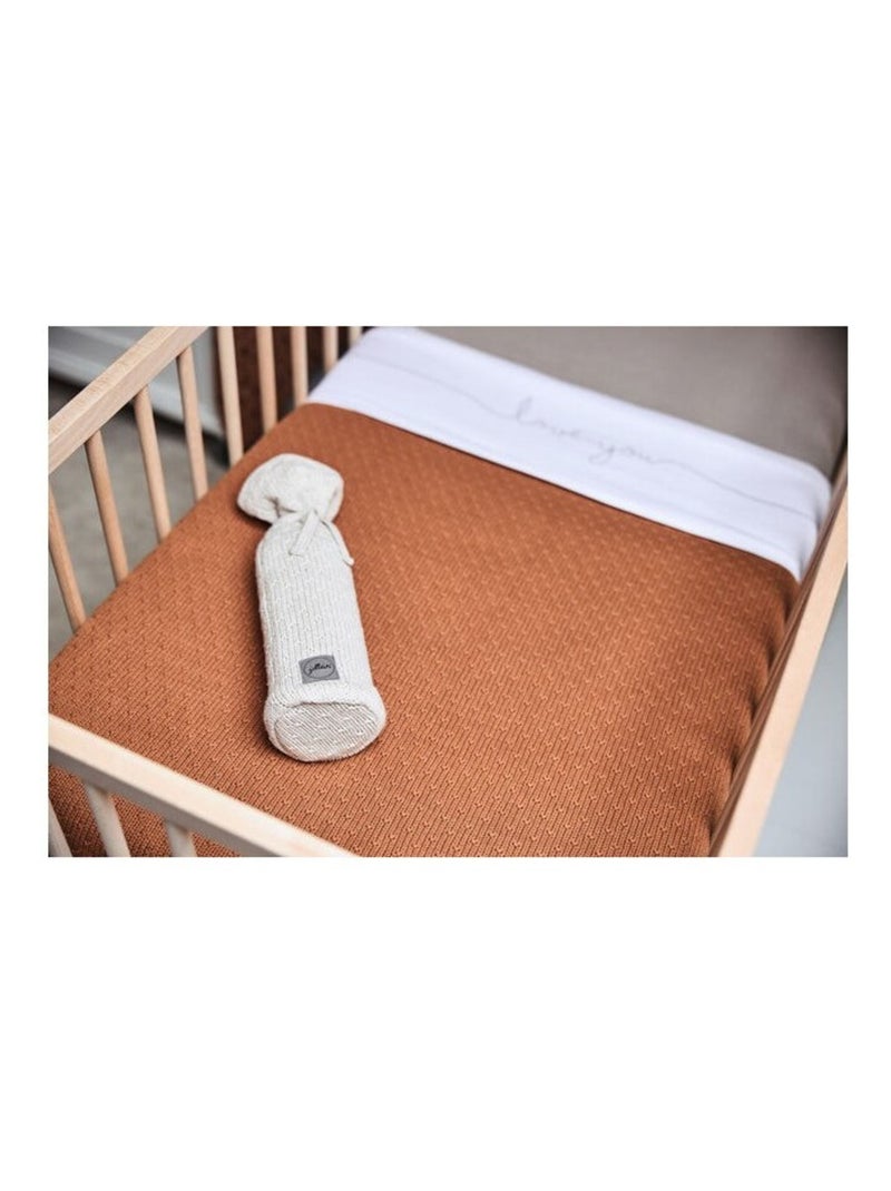 Drap housse Jersey en coton Jollein Beige - Kiabi