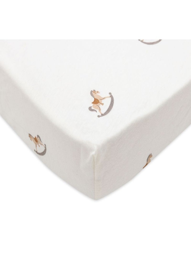 Drap housse Jersey en coton Jollein Beige - Kiabi