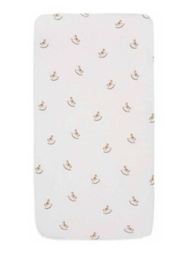 Drap housse Jersey en coton Jollein Blanc - Kiabi